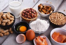 Composition with common food allergens