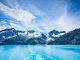 Glacier Bay in Mountains, Alaska, United States, permafrost