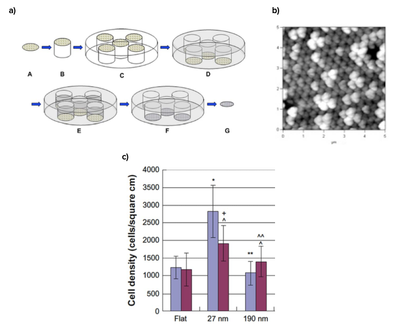 Table 1: The enormous potential of nanotextures on anti-cancer nanoparticles or medical devices.