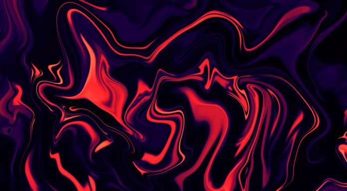 Abstract Marble Colorful Texture Black Background Ebru Marbled Effect Neon Living Coral Orange Red Purple Navy Blue Holographic Gradient Multi Colored Vibrant Pattern Trendy Colors Trendy Colors Fractal Fine Art