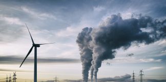 Wind energy versus coal fired power plant