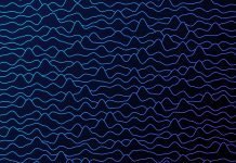 Seamless tileable repeating wave audio earthquake vibration music lines abstract background.