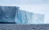 Tabular iceberg in Antarctica