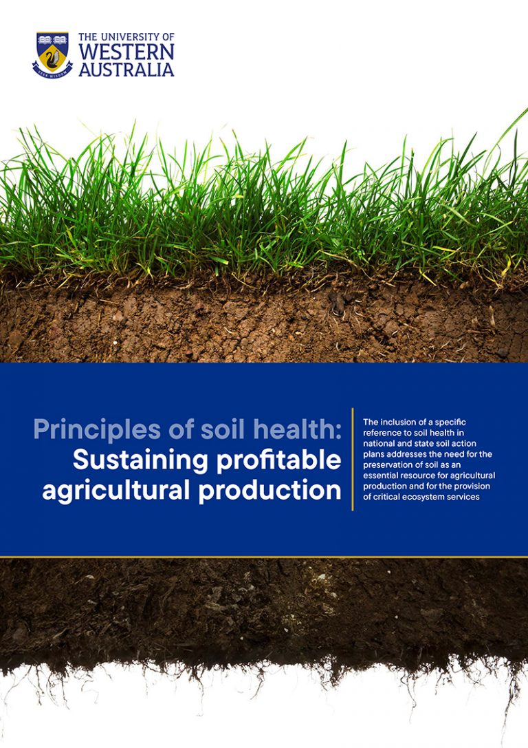 Principles of Soil Health: Sustaining profitable agricultural production