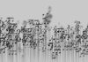 Music background design. Musical writing notes