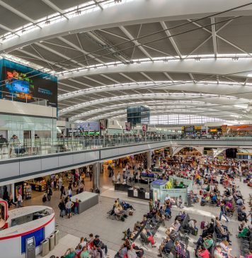 London Heahtrow Airport Terminal 5 departures