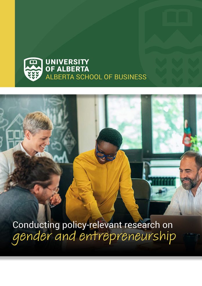 Conducting policy-relevant research on gender and entrepreneurship