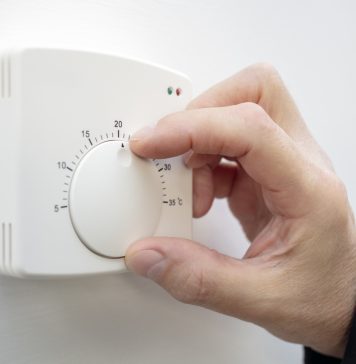 Central Heating thermostat control adjustment saving energy
