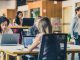Business people working in office