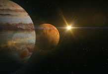 Venus and Jupiter Planet Conjunction