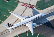 Singapore Airlines Boeing 777-300/ER, SAF