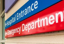 Hospital Emergency Department sign