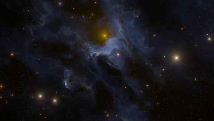 Universe filled with stars, nebula and galaxy