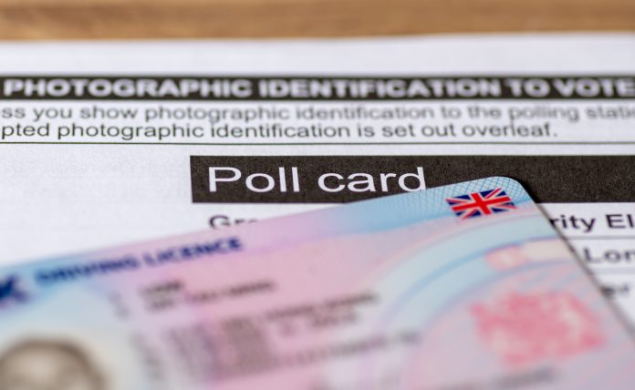 Poll card and photo id.
