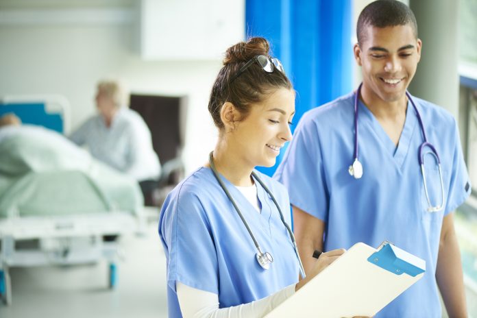 two young nurses on the ward