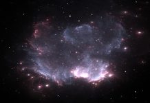 Purple Nebula in Deep Space