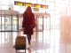 Picture of woman walking in airport