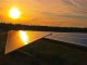 Sunset and solar cell