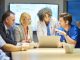 hospital management listening to doctor