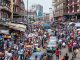 African city market streets (Balogun). Lagos, Nigeria, West Africa