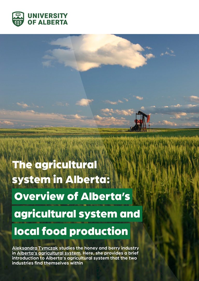 An agricultural system in Alberta