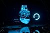 Heart scan with signs and information 3d