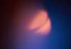 Abstract defocused light leak background