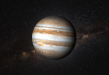 Abstract planet and space background