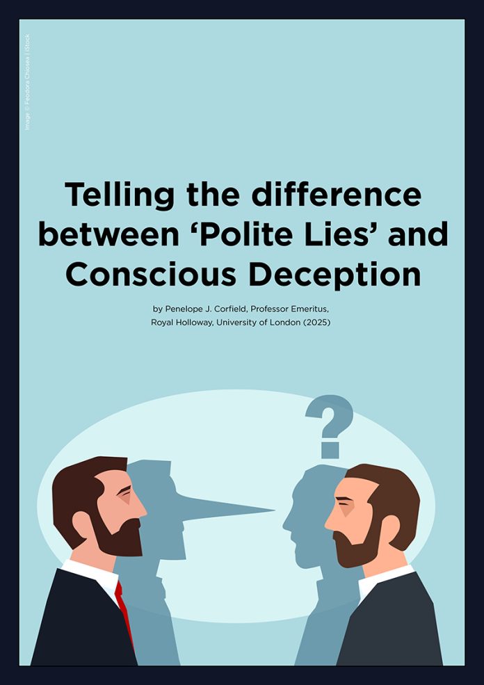 Telling the difference between 'Polite Lies' and Conscious Deception 