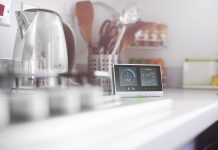 Smart meter in the kitchen