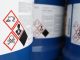 symbol on the chemical tank in factory or laboratory