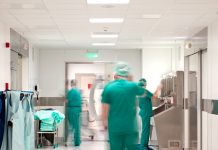 Busy doctors preparing surgery