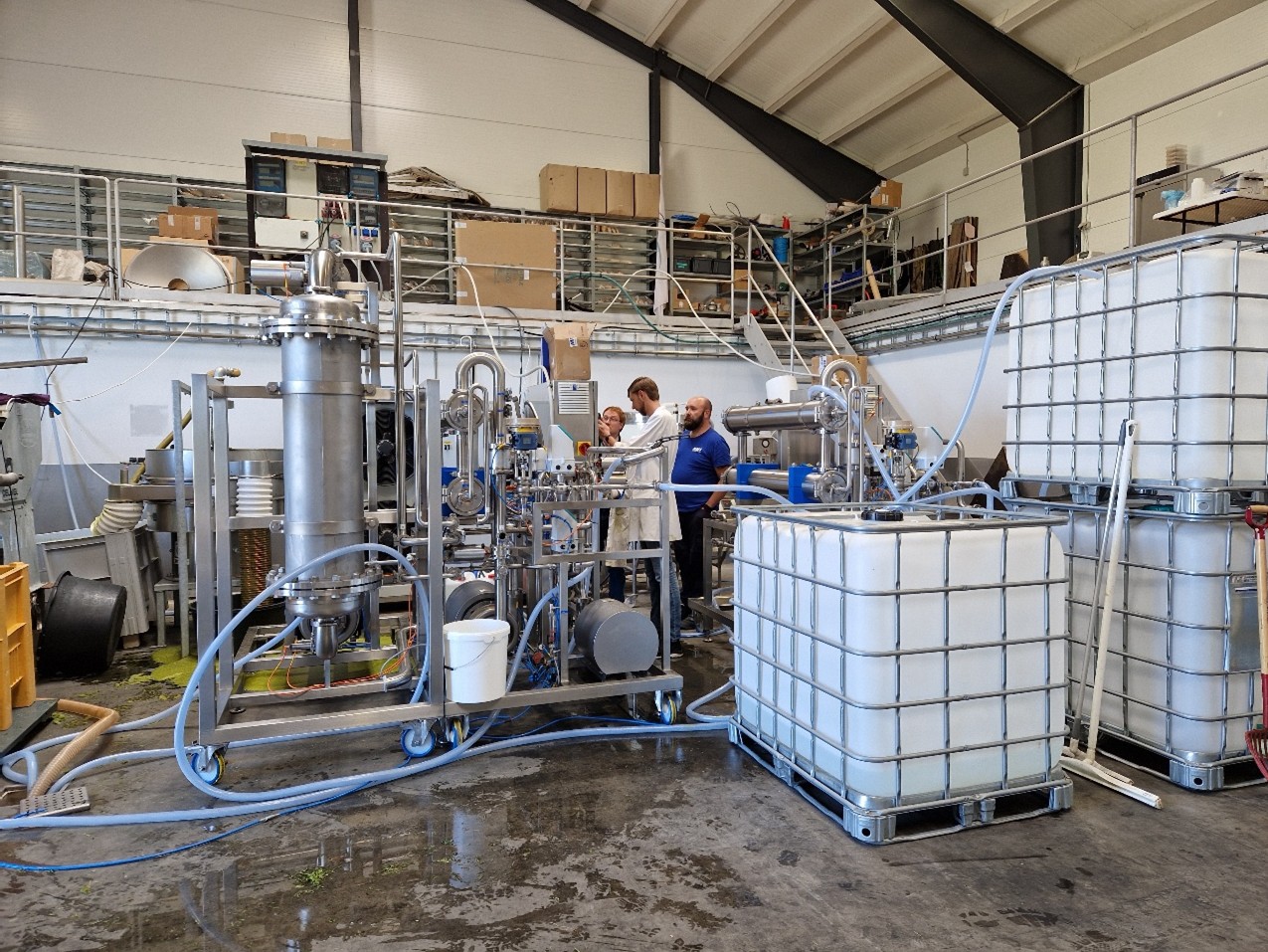 BiomassProtein’s pilot scale production facility. Image: © Mette Lübeck, Aalborg University