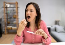 DNA Mouth Saliva Test Swab