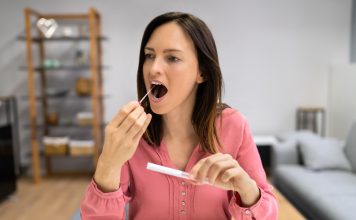 DNA Mouth Saliva Test Swab
