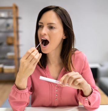 DNA Mouth Saliva Test Swab