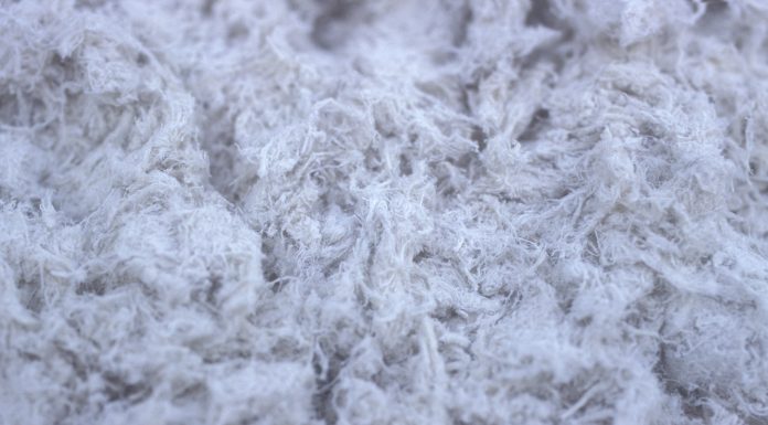 I used a slide 35mm film !The fiber of asbestos seems like a cotton fiber but it is not soft.