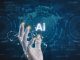 Ai technology, Artificial Intelligence. man using technology smart robot AI, artificial intelligence by enter command prompt for generates something, Futuristic technology transformation.