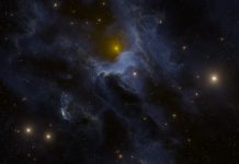 Universe filled with stars, nebula and galaxy