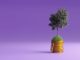 Tree growing on golden coins and ladder to financial growth, symbolizing green finance and ESG concepts. (3d render)
