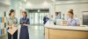 senior nurse chatting to hospital doctor