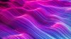 Abstract neon waves technology background.