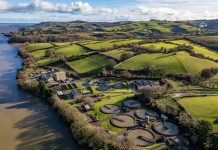 Buckland Sewerage Plant near Newton Abbot