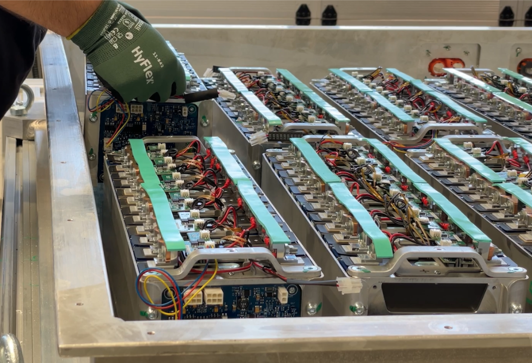 Assembly process of MARBEL project circular-by-design battery pack. © Eurecat
