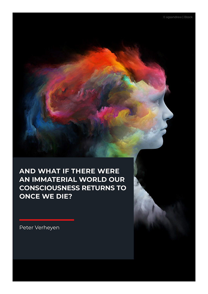 And what if there were an immaterial world our consciousness returns to once we die?