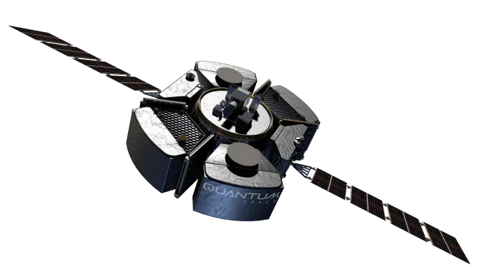 Rendering of Quantum’s Ranger spacecraft engineered for rapid maneuverability and adaptability, enabling multi-destination delivery for missions from low Earth orbit to cislunar space. Credit: Arrow Science and Technology/Quantum Space