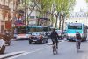 Traffic on a Paris street