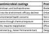 Advantages over conventional antimicrobial coatings
