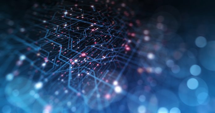Motherboard Circuit Background. Virus detected over circuit board. Worm, cyber attack, antivirus, firewall alert and danger warning concept. Futuristic PCB. 3D render