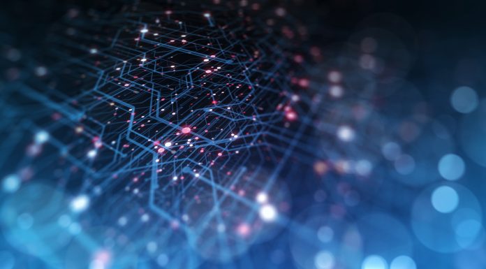 Motherboard Circuit Background. Virus detected over circuit board. Worm, cyber attack, antivirus, firewall alert and danger warning concept. Futuristic PCB. 3D render